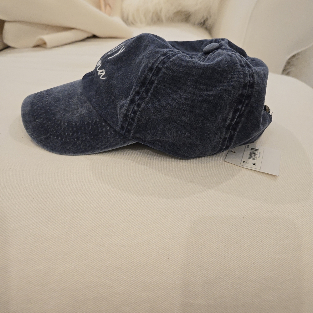 Altar'd State Navy Denim Cap - Picture 2 of 5